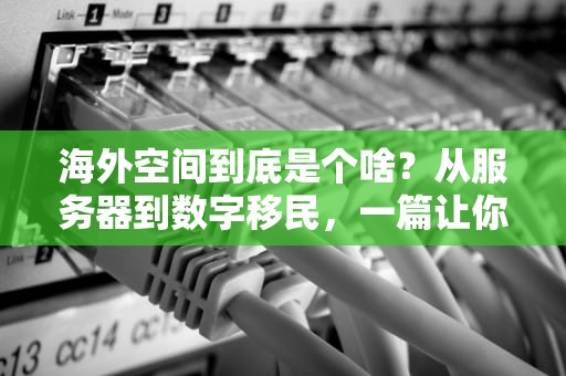 海外空间到底是个啥？从服务器到数字移民，一篇让你笑出腹肌的硬核科普
