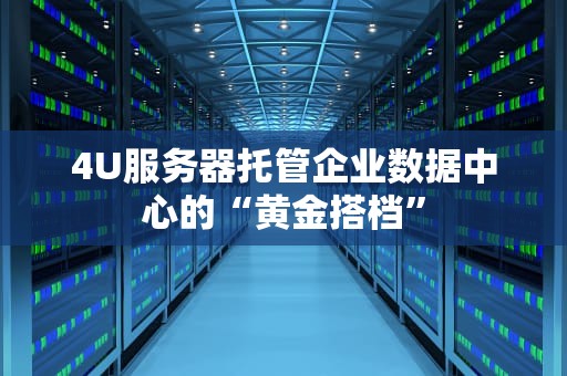 4U服务器托管企业数据中心的“黄金搭档”