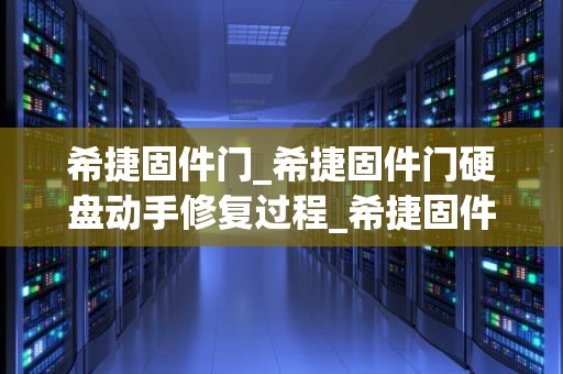 希捷固件门_希捷固件门硬盘动手修复过程_希捷固件门事件深度解析