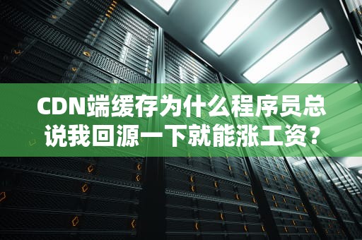 CDN端缓存为什么程序员总说我回源一下就能涨工资？