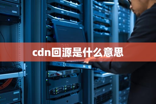 cdn回源是什么意思