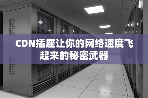CDN插座让你的网络速度飞起来的秘密武器