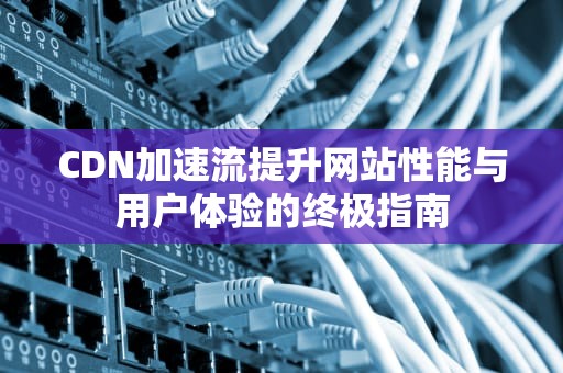 CDN加速流提升网站性能与用户体验的终极指南