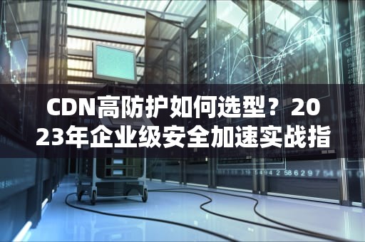 CDN高防护如何选型？2023年企业级安全加速实战指南