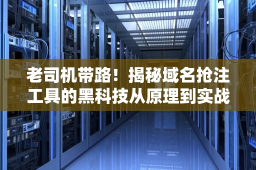 老司机带路！揭秘域名抢注工具的黑科技从原理到实战（手慢无警告）