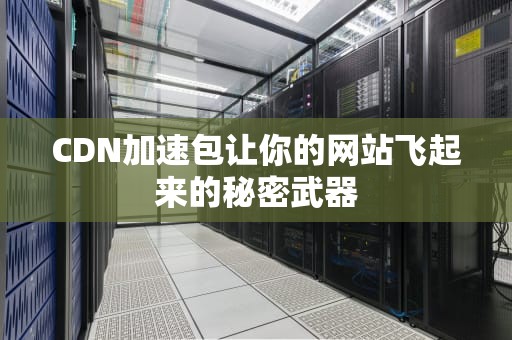 CDN加速包让你的网站飞起来的秘密武器