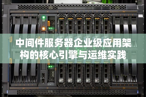 中间件服务器企业级应用架构的核心引擎与运维实践