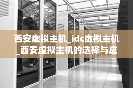 西安虚拟主机_idc虚拟主机_西安虚拟主机的选择与应用