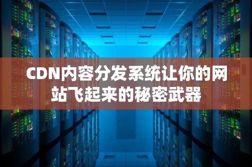 CDN内容分发系统让你的网站飞起来的秘密武器