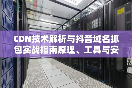 CDN技术解析与抖音域名抓包实战指南原理、工具与安全防护