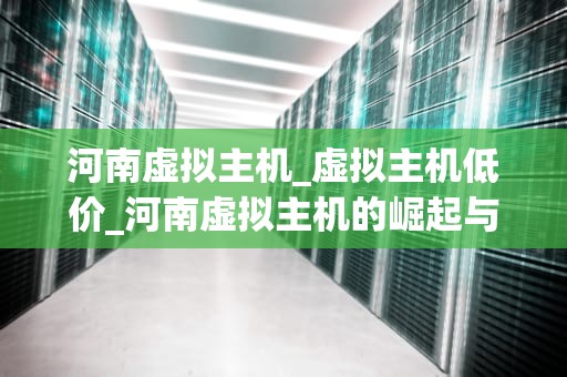 河南虚拟主机_虚拟主机低价_河南虚拟主机的崛起与发展