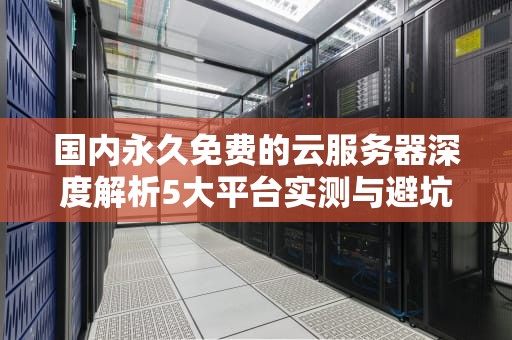 国内永久免费的云服务器深度解析5大平台实测与避坑指南