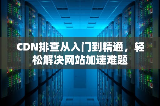 CDN排查从入门到精通，轻松解决网站加速难题
