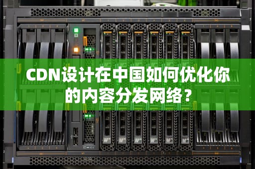 CDN设计在中国如何优化你的内容分发网络？
