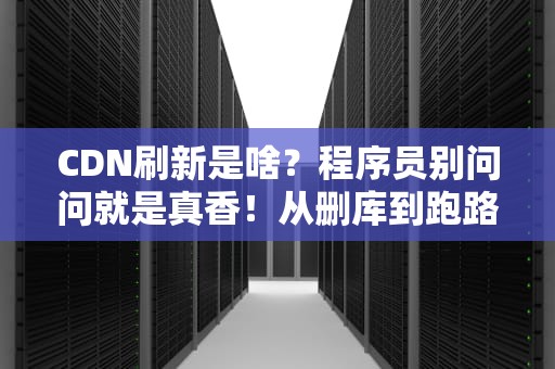 CDN刷新是啥？程序员别问问就是真香！从删库到跑路的缓存战争实录