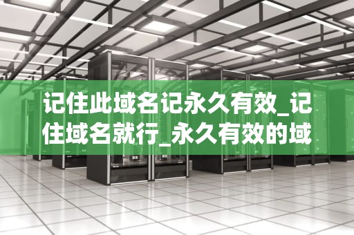 记住此域名记永久有效_记住域名就行_永久有效的域名投资策略