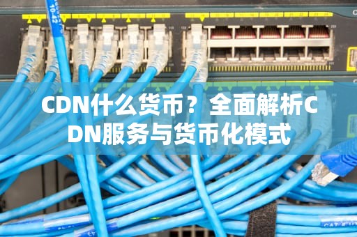 CDN什么货币？全面解析CDN服务与货币化模式
