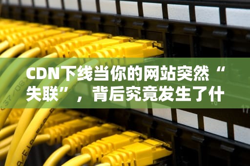 CDN下线当你的网站突然“失联”，背后究竟发生了什么？
