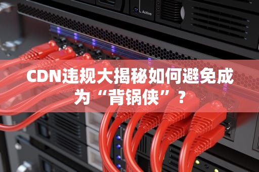 CDN违规大揭秘如何避免成为“背锅侠”？