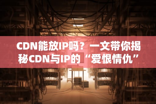 CDN能放IP吗？一文带你揭秘CDN与IP的“爱恨情仇”