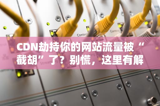CDN劫持你的网站流量被“截胡”了？别慌，这里有解药！