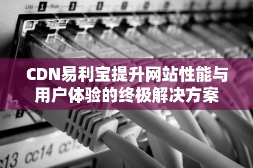CDN易利宝提升网站性能与用户体验的终极解决方案