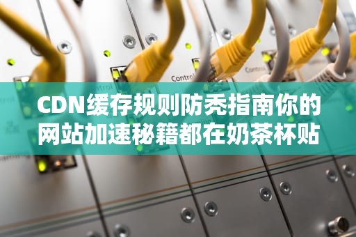 CDN缓存规则防秃指南你的网站加速秘籍都在奶茶杯贴上了！