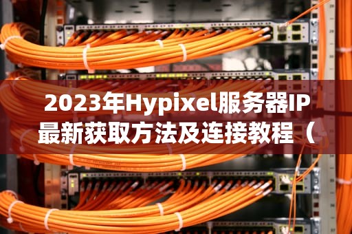 2023年Hypixel服务器IP最新获取方法及连接教程（附常见问题解决）