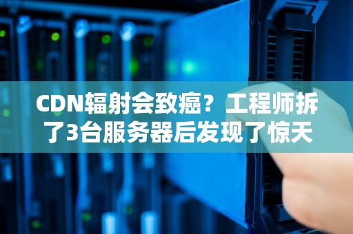 CDN辐射会致癌？工程师拆了3台服务器后发现了惊天秘密