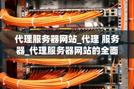 代理服务器网站_代理 服务器_代理服务器网站的全面解析