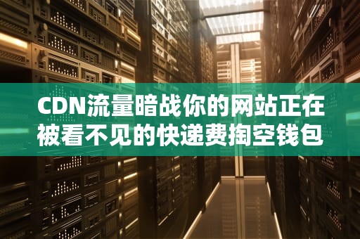 CDN流量暗战你的网站正在被看不见的快递费掏空钱包吗？