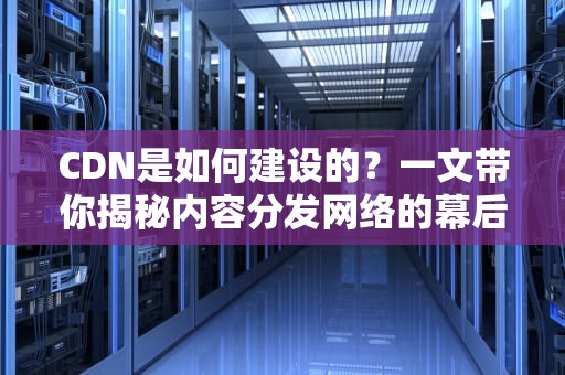 CDN是如何建设的？一文带你揭秘内容分发网络的幕后故事