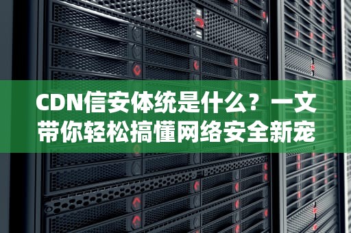 CDN信安体统是什么？一文带你轻松搞懂网络安全新宠儿！