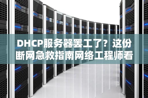 DHCP服务器罢工了？这份断网急救指南网络工程师看了都点赞