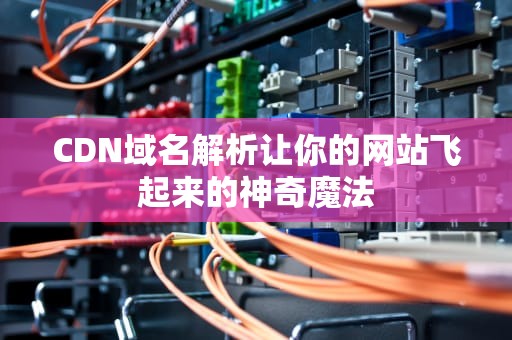 CDN域名解析让你的网站飞起来的神奇魔法