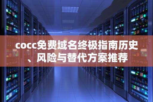 cocc免费域名终极指南历史、风险与替代方案推荐