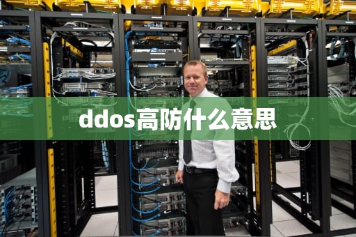 ddos高防什么意思