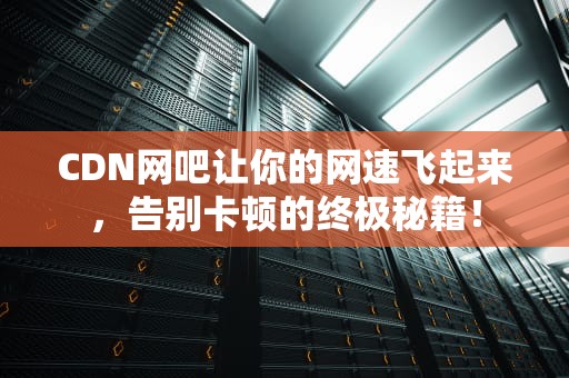 CDN网吧让你的网速飞起来，告别卡顿的终极秘籍！