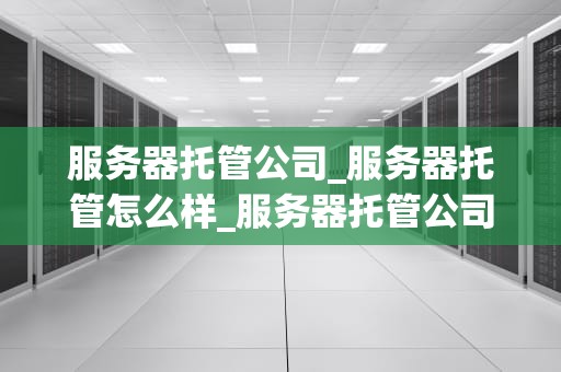 服务器托管公司_服务器托管怎么样_服务器托管公司：关键服务、优势与选择指南