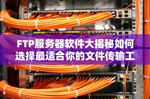 FTP服务器软件大揭秘如何选择最适合你的文件传输工具？