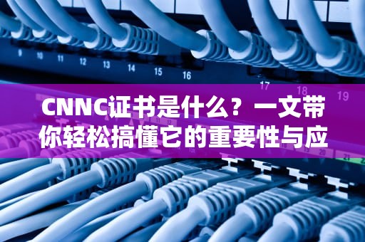 CNNC证书是什么？一文带你轻松搞懂它的重要性与应用场景