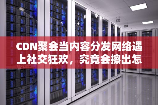 CDN聚会当内容分发网络遇上社交狂欢，究竟会擦出怎样的火花？