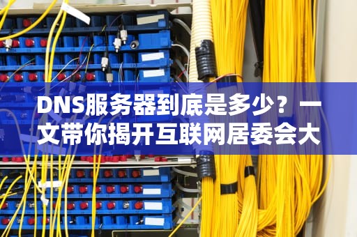 DNS服务器到底是多少？一文带你揭开互联网居委会大妈的神秘面纱