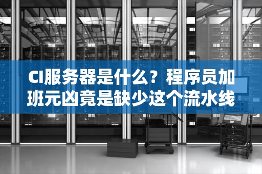 CI服务器是什么？程序员加班元凶竟是缺少这个流水线质检员！