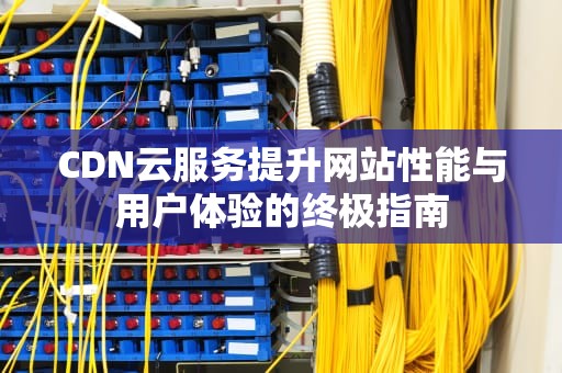 CDN云服务提升网站性能与用户体验的终极指南