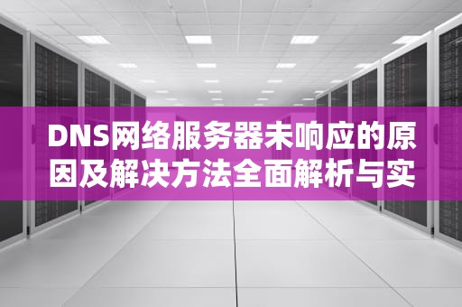 DNS网络服务器未响应的原因及解决方法全面解析与实用建议
