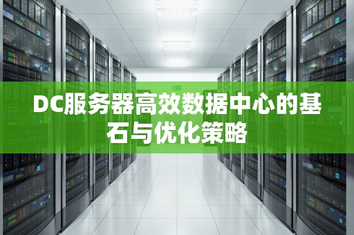 DC服务器高效数据中心的基石与优化策略