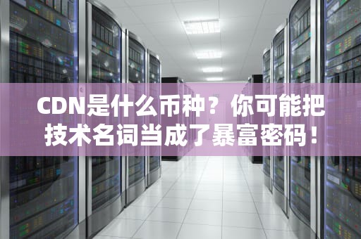 CDN是什么币种？你可能把技术名词当成了暴富密码！