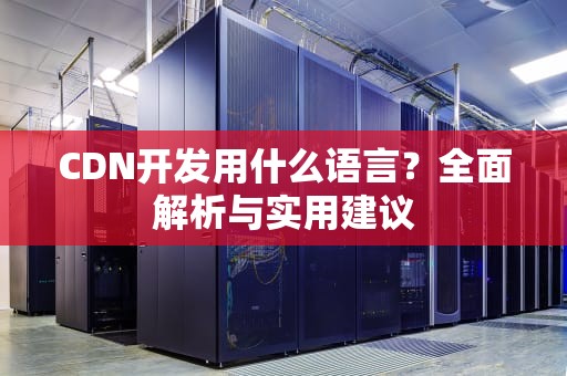 CDN开发用什么语言？全面解析与实用建议
