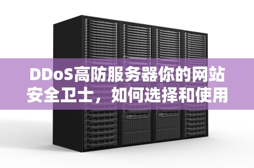 DDoS高防服务器你的网站安全卫士，如何选择和使用？